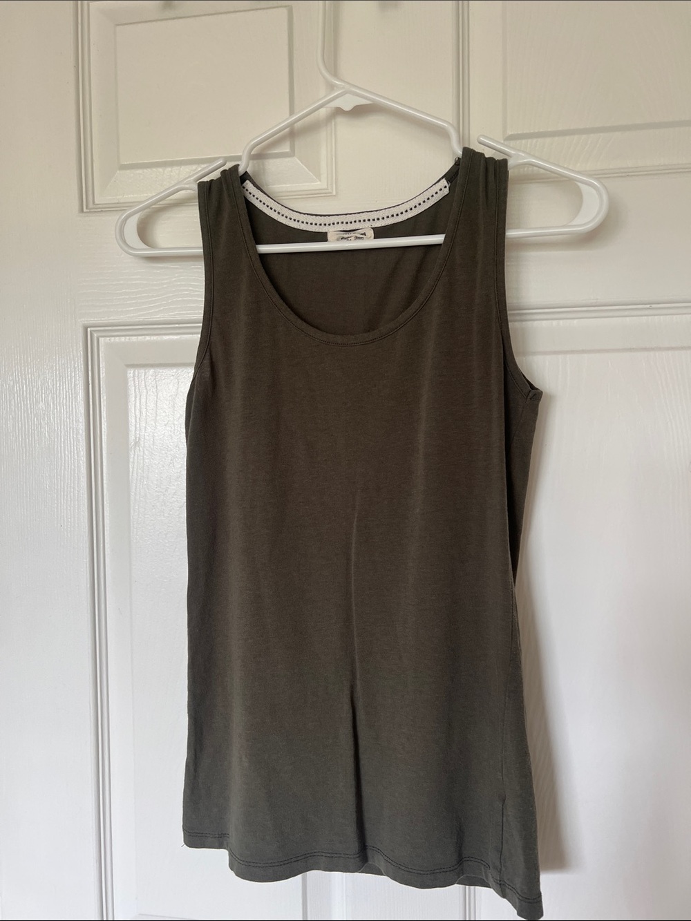 Heart Hips Olive Green Tank Top